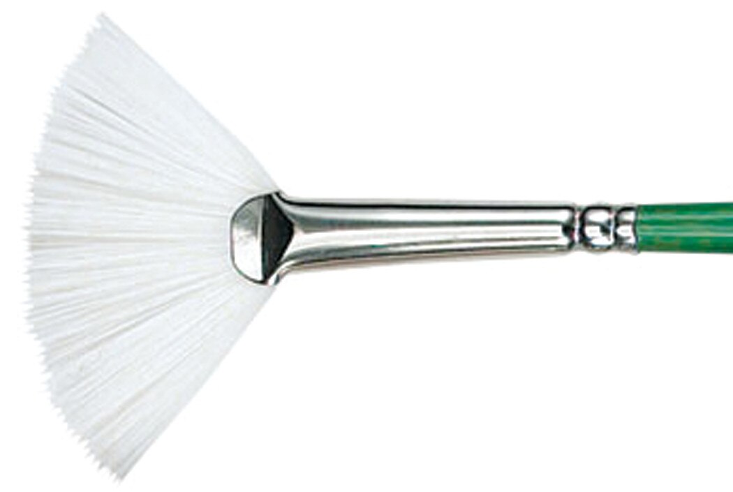 Princeton Brush Better Synthetic Bristle Brush, Fan, 2