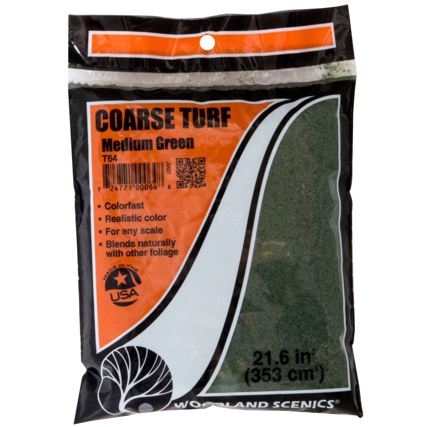 Turf, Coarse - Medium Green