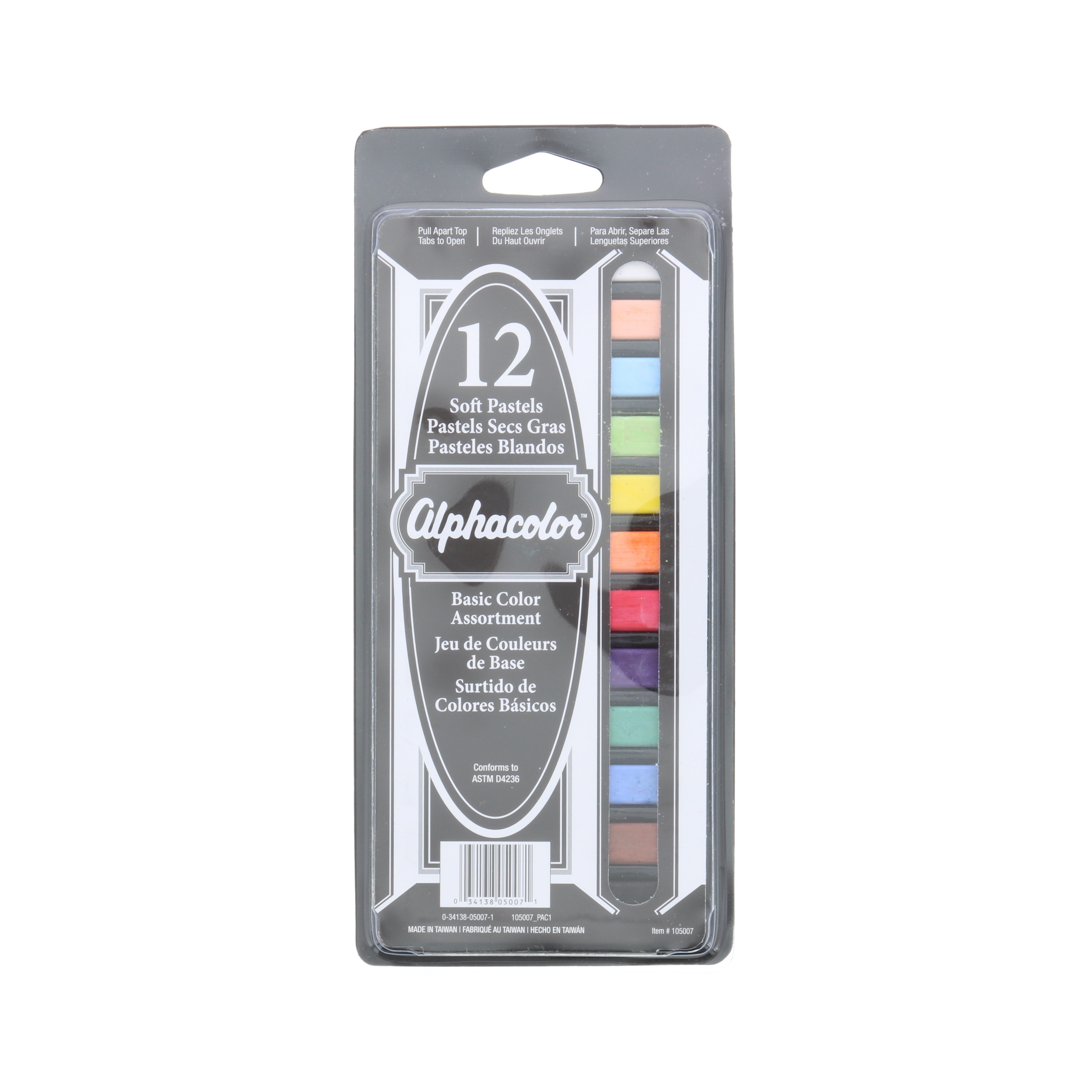 Alphacolor Pastels 12 Color Set