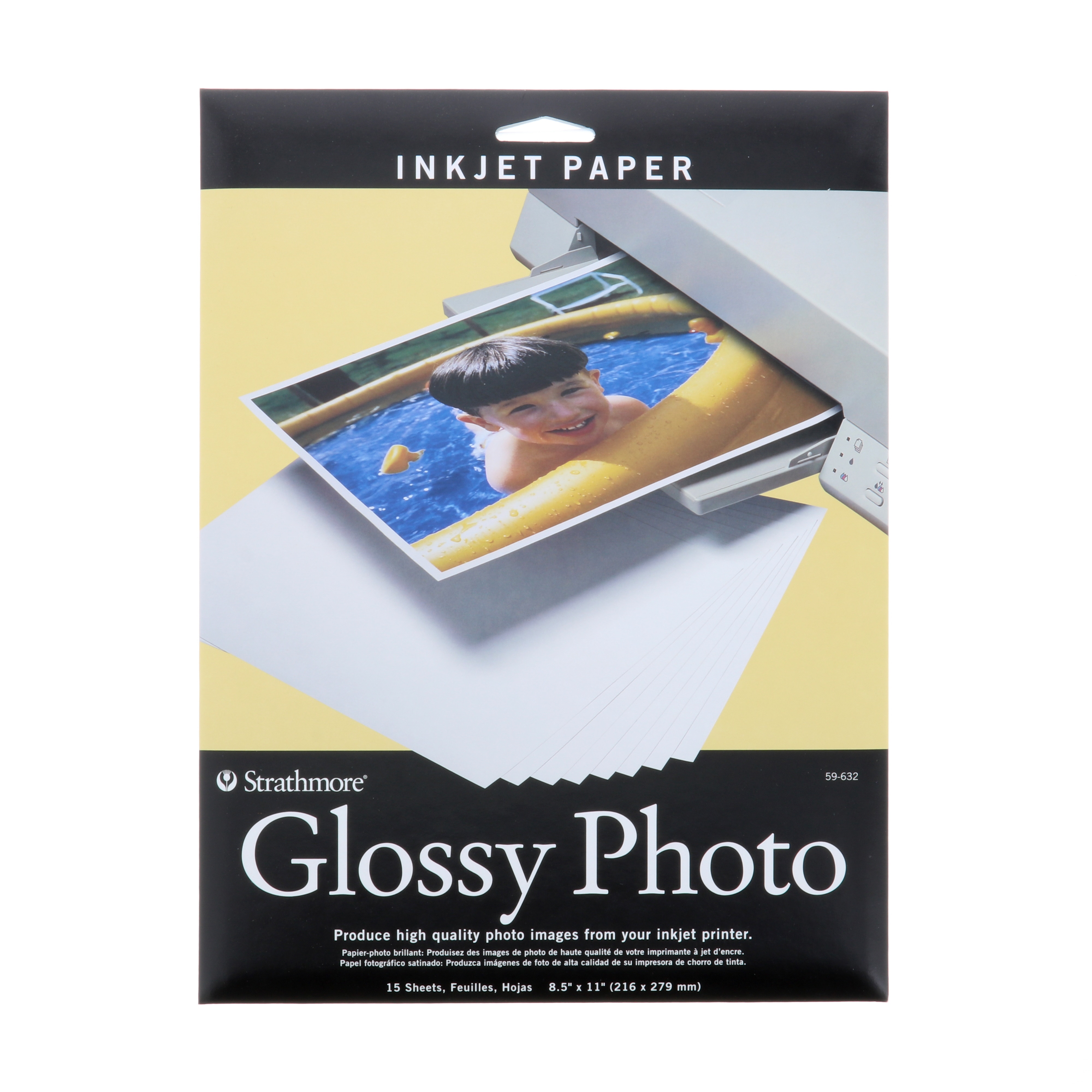 Strathmore Digital Photo Paper, 8.5" x 11", Glossy