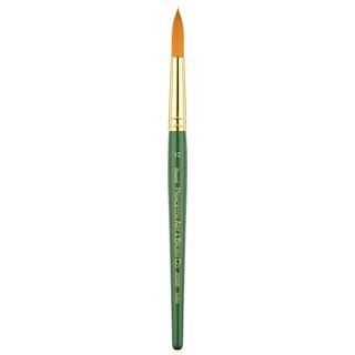Princeton Brush Lauren Golden Synthetic Watercolor & Acrylic Brush, Round, 12