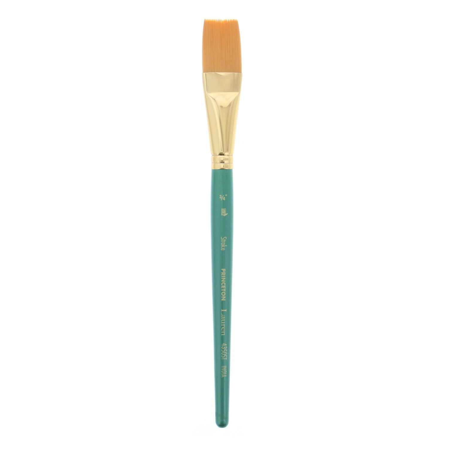 Princeton Brush Lauren Golden Synthetic Watercolor & Acrylic Brush, Stroke 3/4"