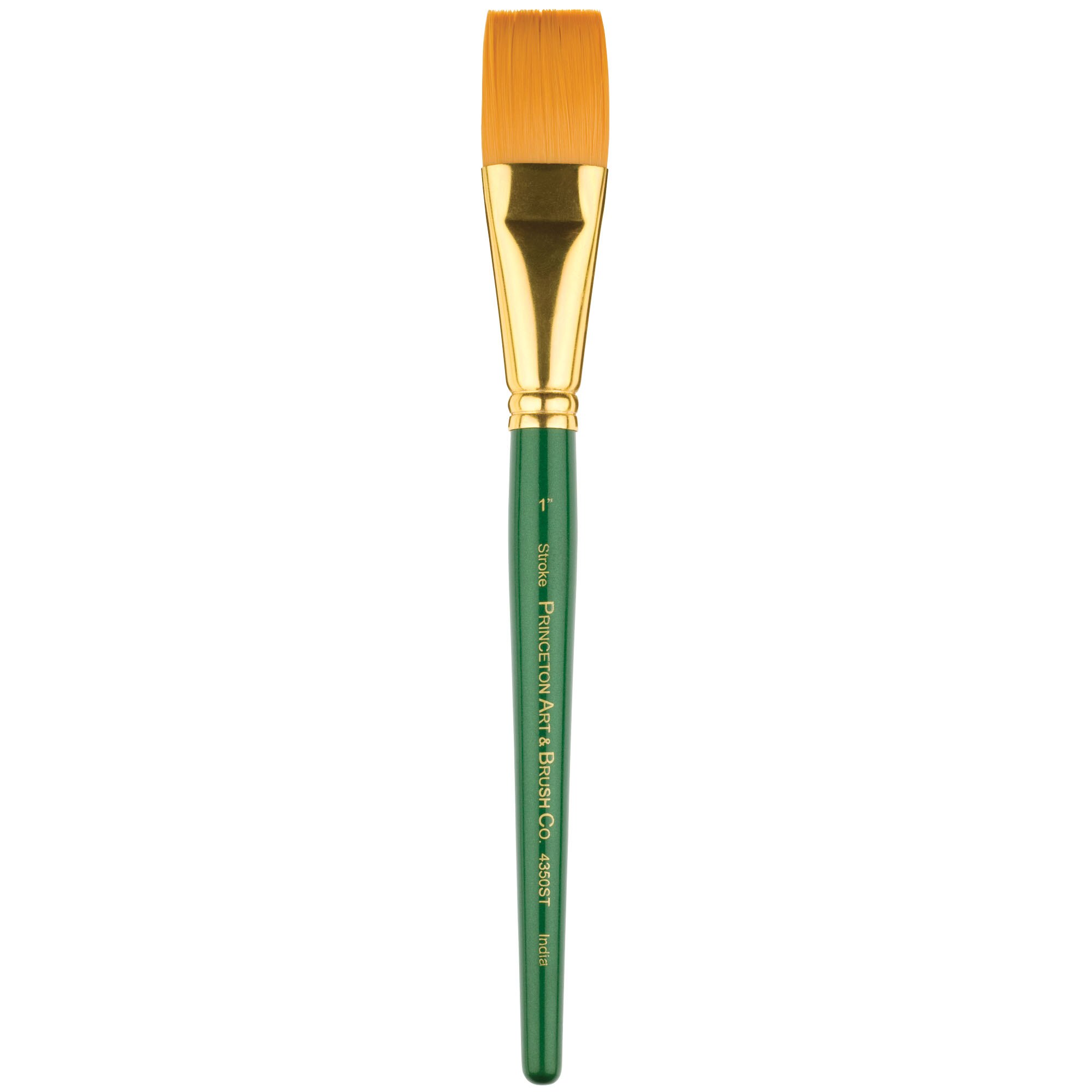 Princeton Brush Lauren Golden Synthetic Watercolor & Acrylic Brush, Stroke 1"