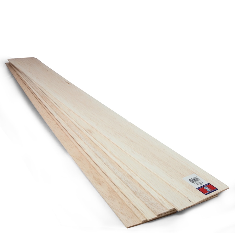 Midwest Balsa Wood Sheet, 36" x 4" x 1/8"