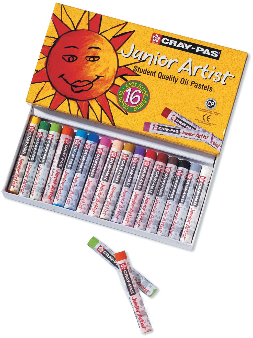 Cray Pas Jr Artst-16 Pk Asst