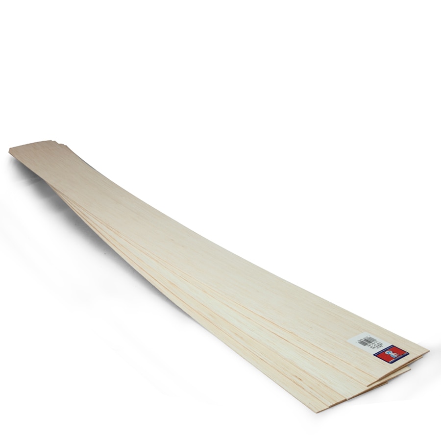 Midwest Balsa Wood Sheet, 36" x 4" x 3/32"