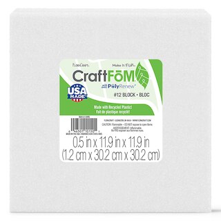 Styrofoam Sheet 12X12X1/2