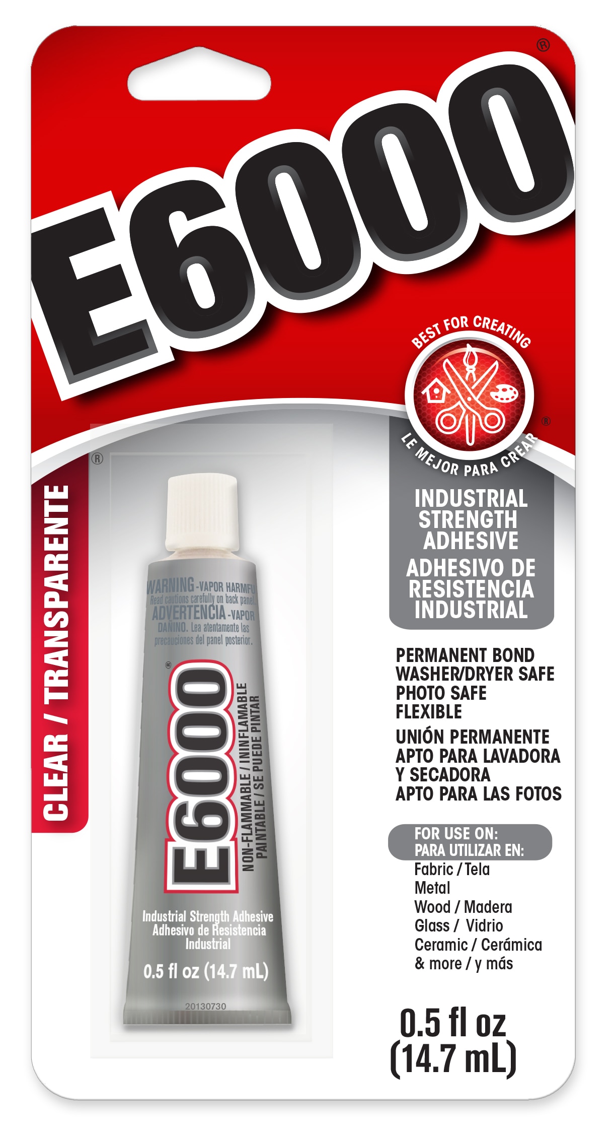 Eclectic E-6000 Adhesive, .5 oz.