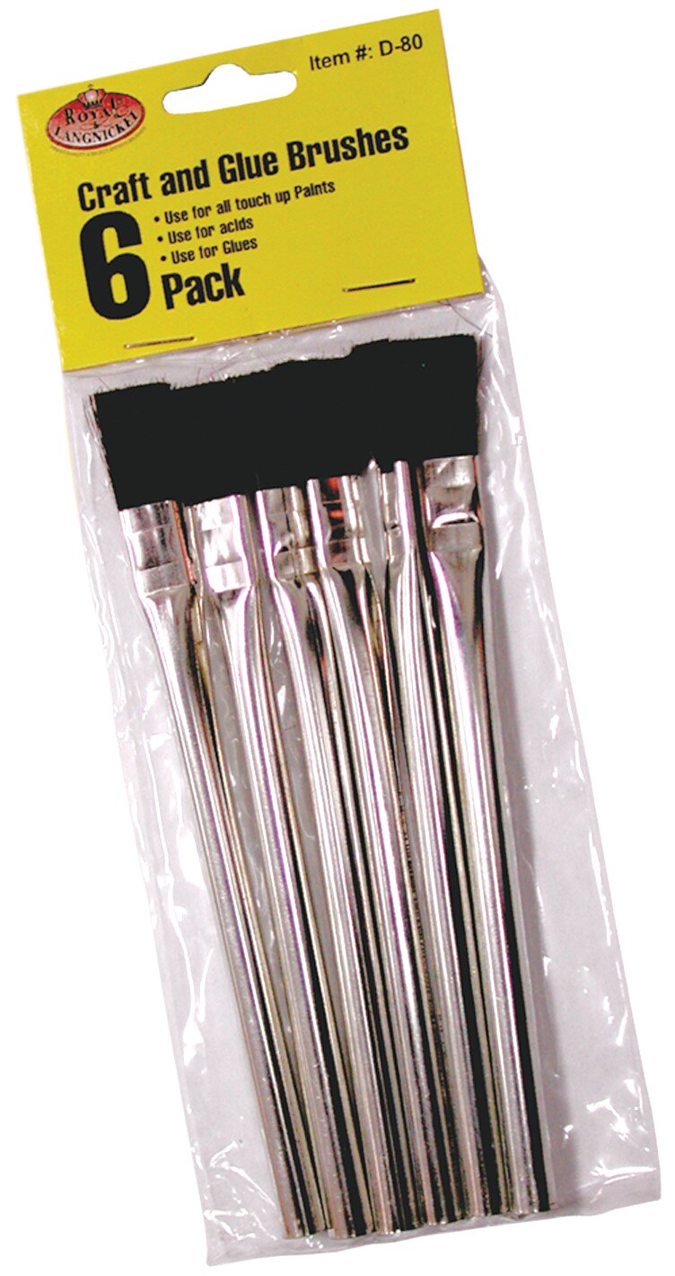 ACID AND GLUE BRUSH 6PK