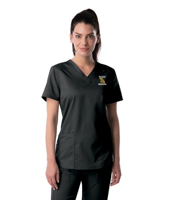 Women's  V-Neck Scrub Top