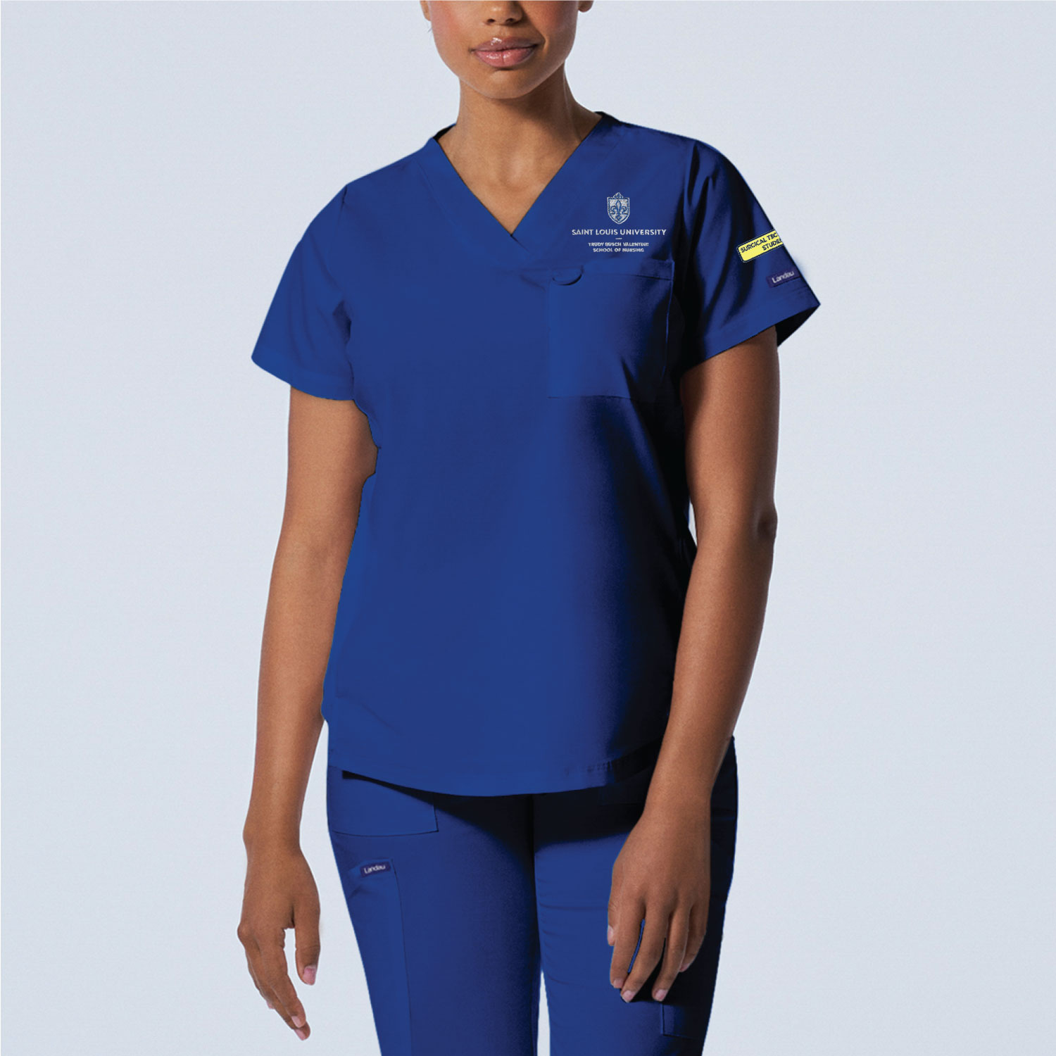 ProFlex Womens V-Neck  Scrub Top (LT107 Logoed)