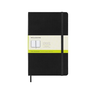 Image 1: Moleskine Classic Notebook XL Plain Black Hard Cover