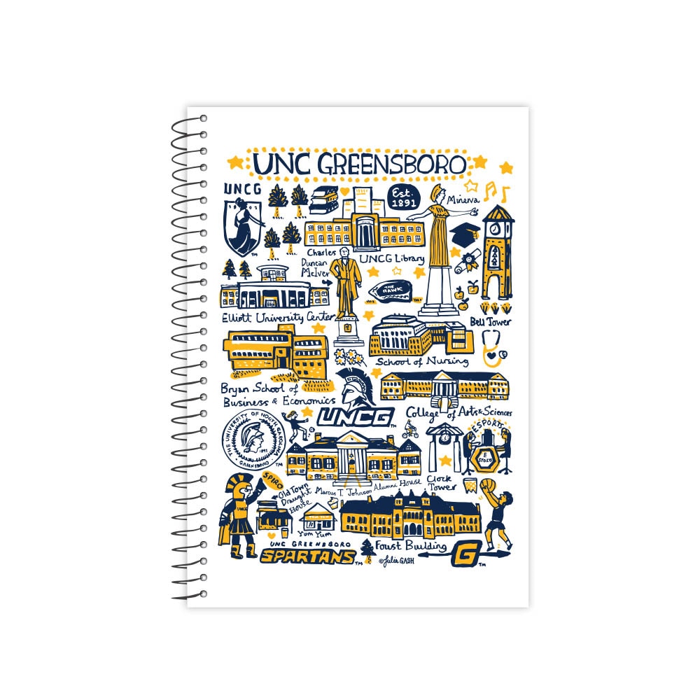 Emblematic Julia Gash One Subject College Ruled Journal