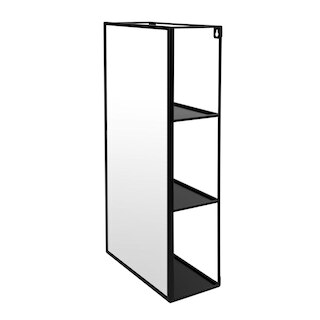 Umbra Cubiko Mirror and Storage Unit, Black