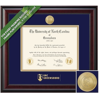 Framing Success 8.5 x 11 Classic Gold Medallion Bachelors Diploma Frame