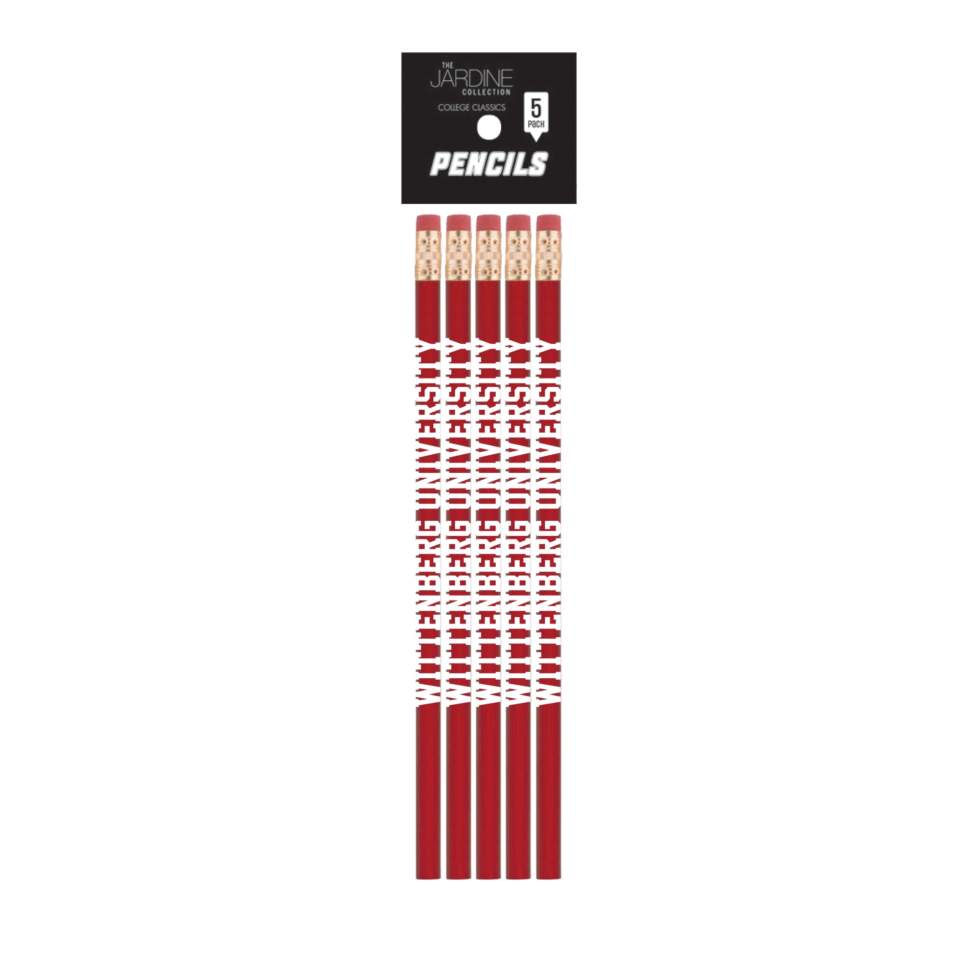 Emblematic Pencil 5pk School Name