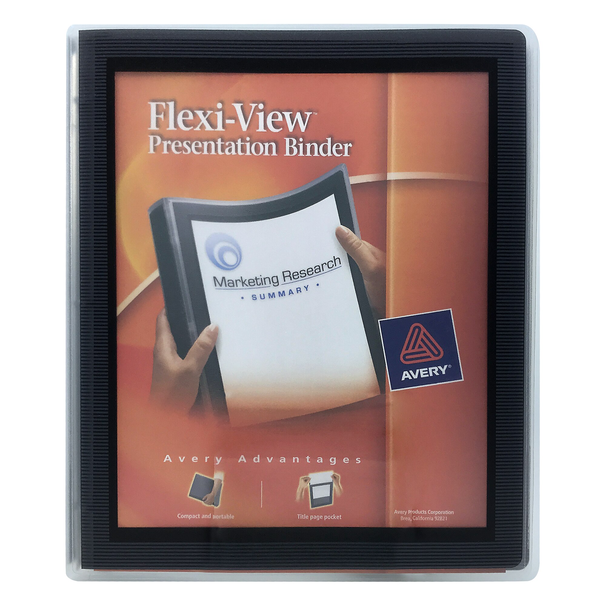 Avery Flex-View 12 Presentation Binder
