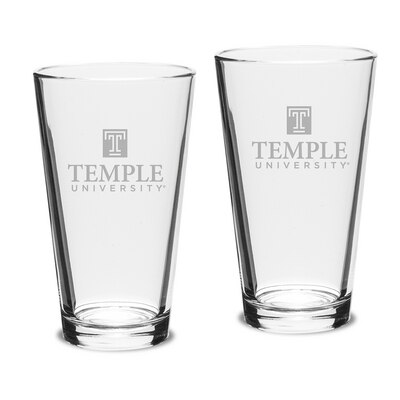 Temple 2pk Pub Glass