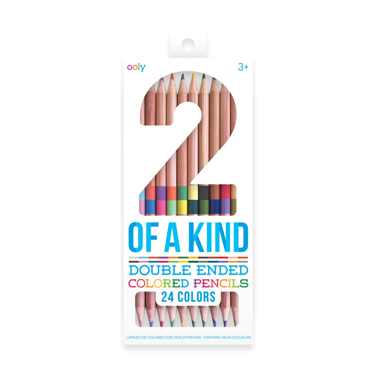 OOLY Two of A Kind Colored Pencils, 24-Colors