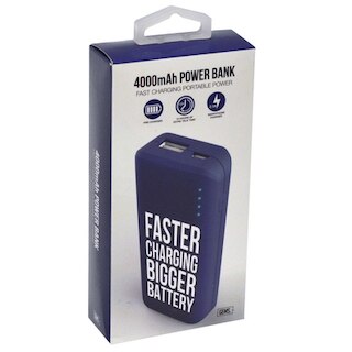 GEMS Rapid Charge Powerbank Blue