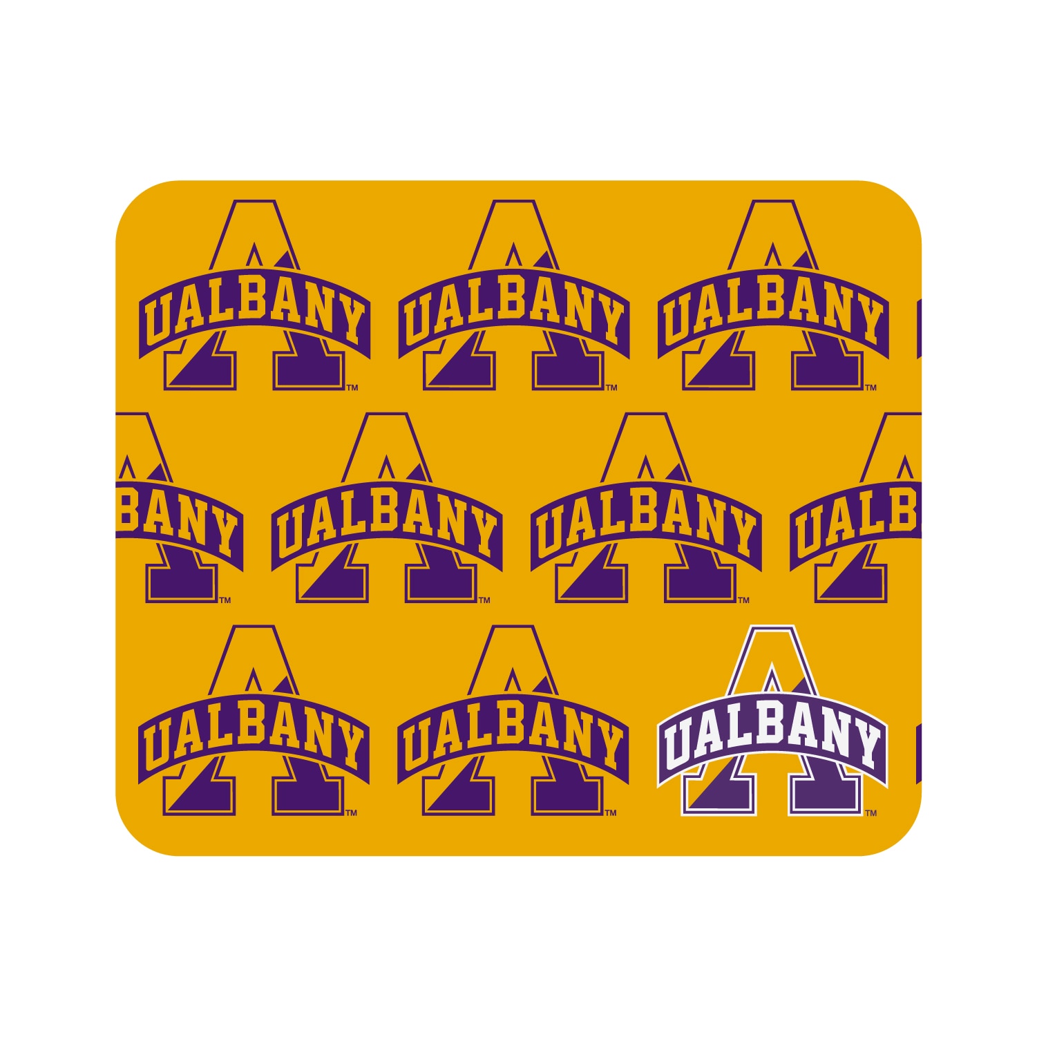 University at Albany V3 Mousepad, Mascot Repeat V1