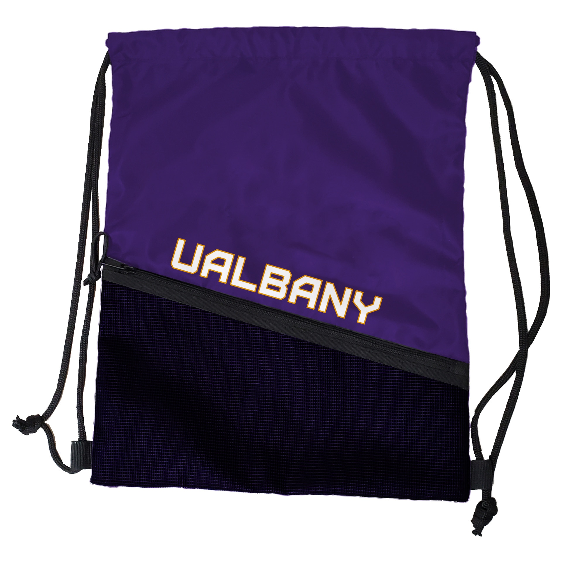 University of Albany Purple Tilt Backsack