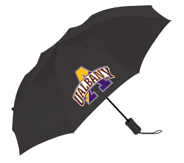 "The Victory" Solid Emblematic Umbrella Automatic Folding 42" Coverage