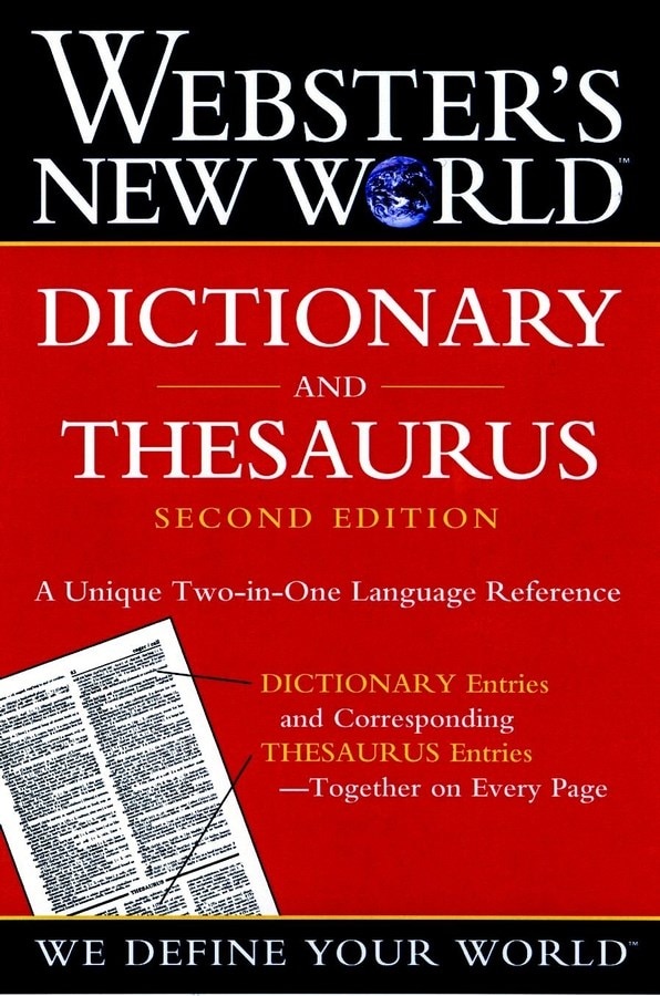 Webster's New World Dictionary and Thesaurus  2nd Edition (Paper Edition)