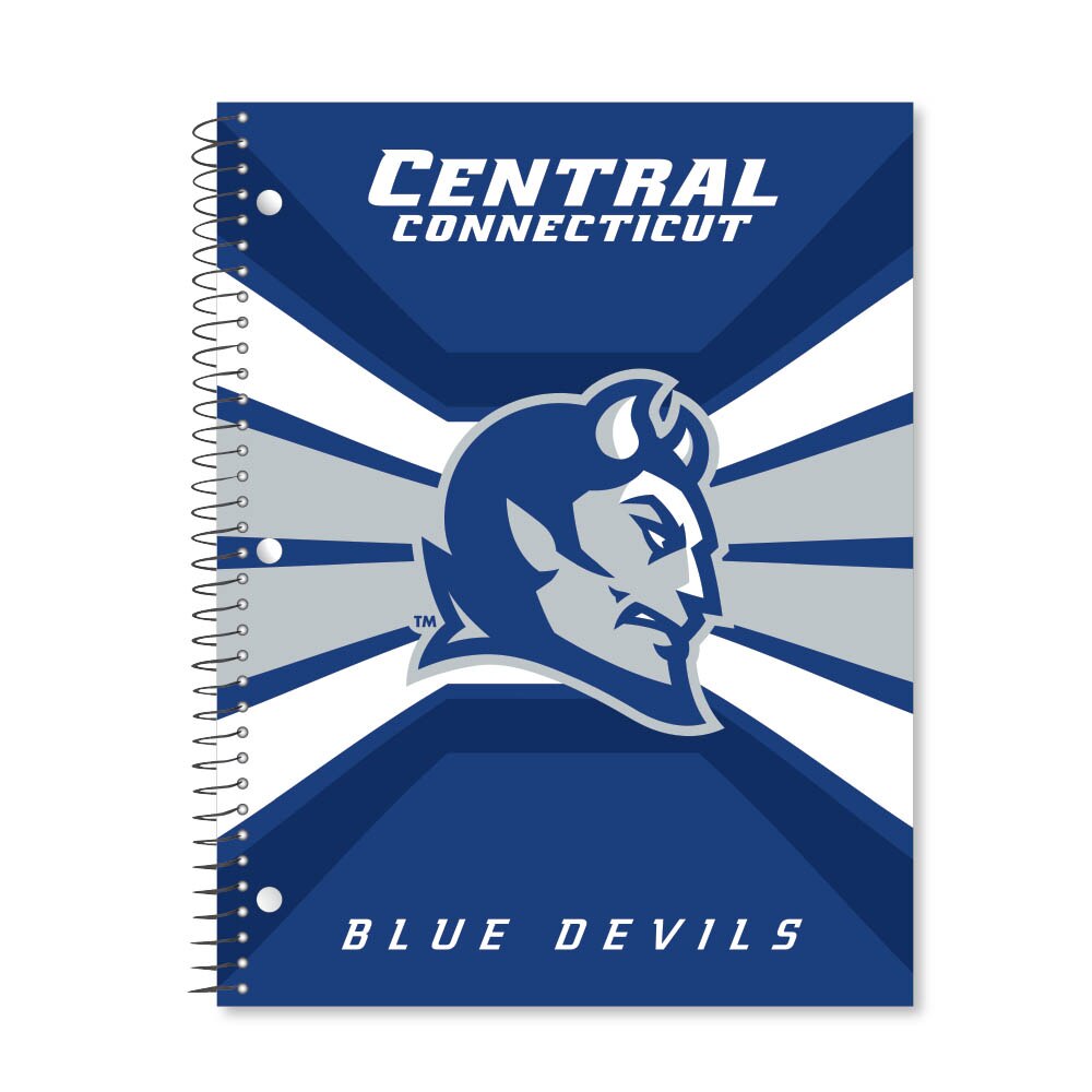 Digi Color Warp 1 Subject 11"x8.5" 70 Count College Ruled Spiral Notebook