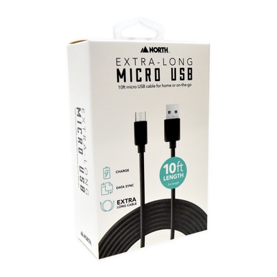 Gems 10ft Micro Usb Cable White Central Connecticut State University Official Bookstore