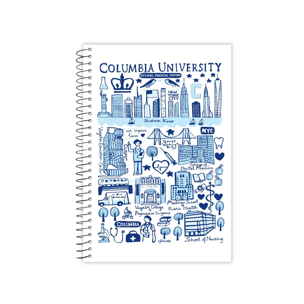 Emblematic Julia Gash One Subject College Ruled Journal