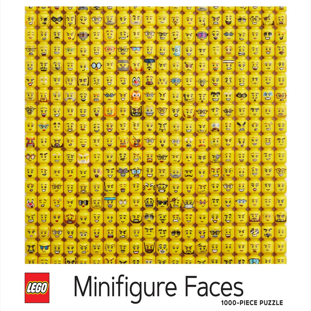 LEGO Minifigure Faces 1000pc Puzzle