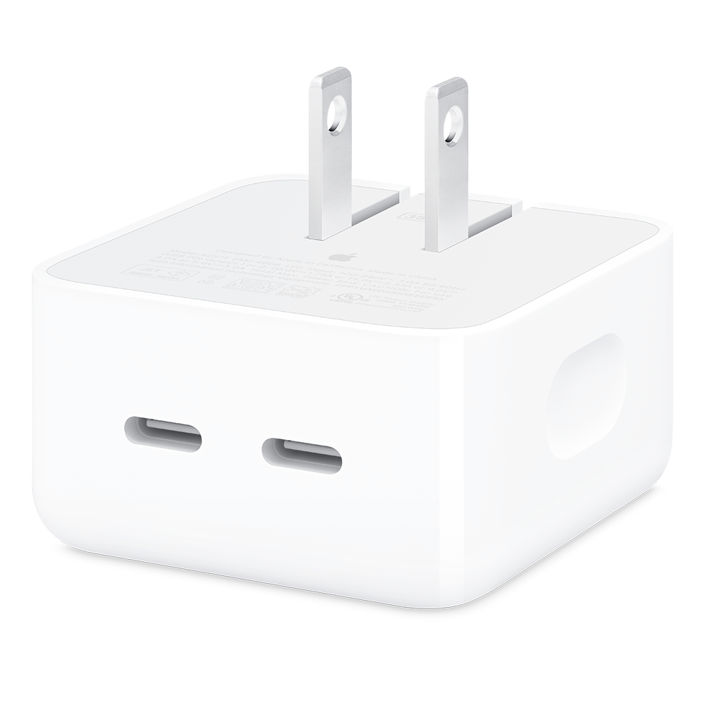 35W Dual USB-C Port Compact Power Adapter