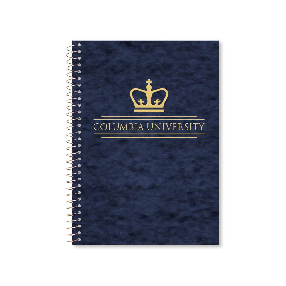 Roaring Premium 3 Subject 9.5 x 6.5 Notebook, College Ruled 20lb Paper, Pressboard Foil Cover
