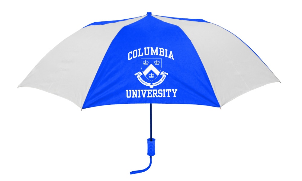 Columbia University "The Sport" 2-Tone Emblematic Umbrella Automatic Folding 48" Coverage