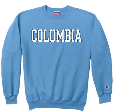 columbia white sweatshirt