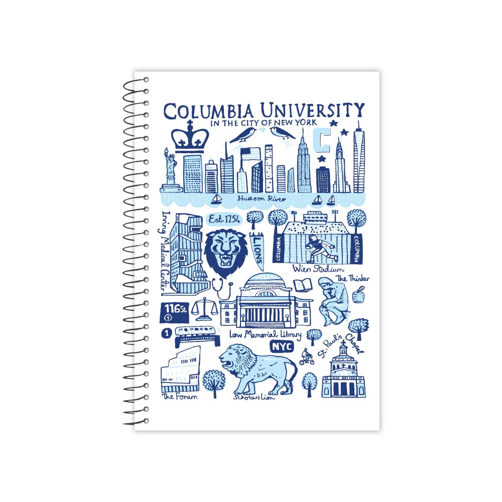 Emblematic Julia Gash One Subject College Ruled Journal