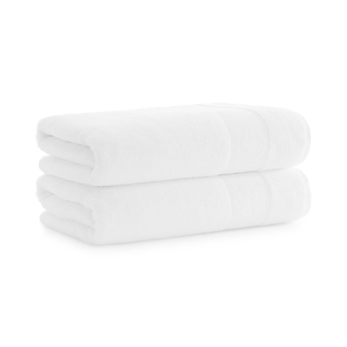 Aston & Arden Aegean Cotton Collection Bath Towel White