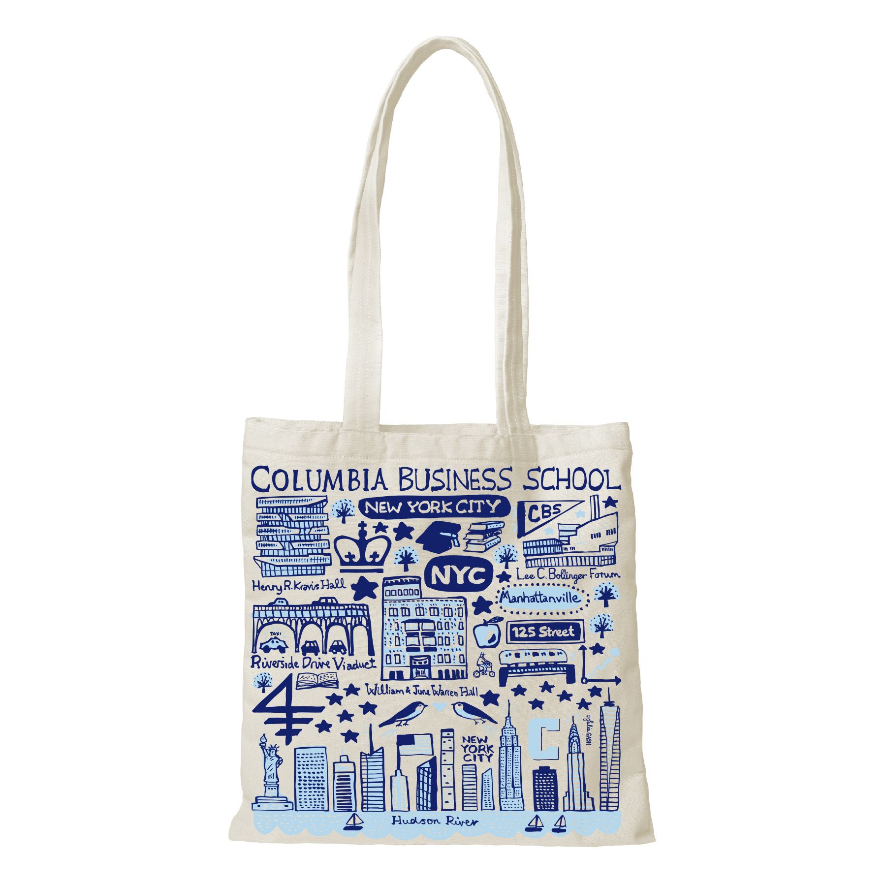 Columbia University Business School Graphics Julia Gash Tote canvas