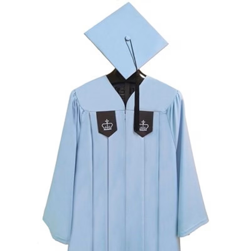 columbia graduation dress OH GREENWEAVER BACHELOR CAP AND GOWN SET color_family:Blue
