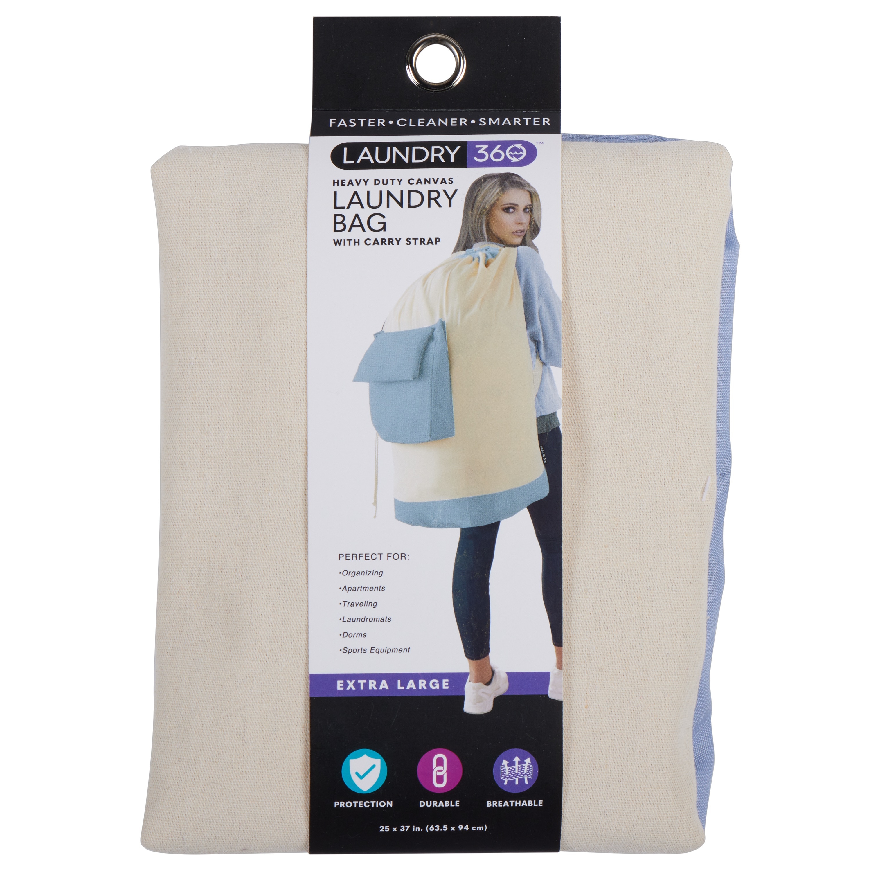 Laundry 360 Heavy Duty Laundry Bag With Carry Strap