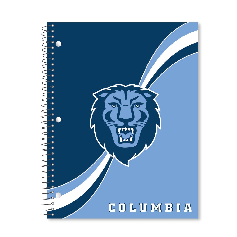 Digi Curve Divide 1 Subject 11"x8.5" 70 Count College Ruled Spiral Notebook