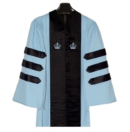 columbia graduation dress Rental Doctoral Gown color_family:Blue