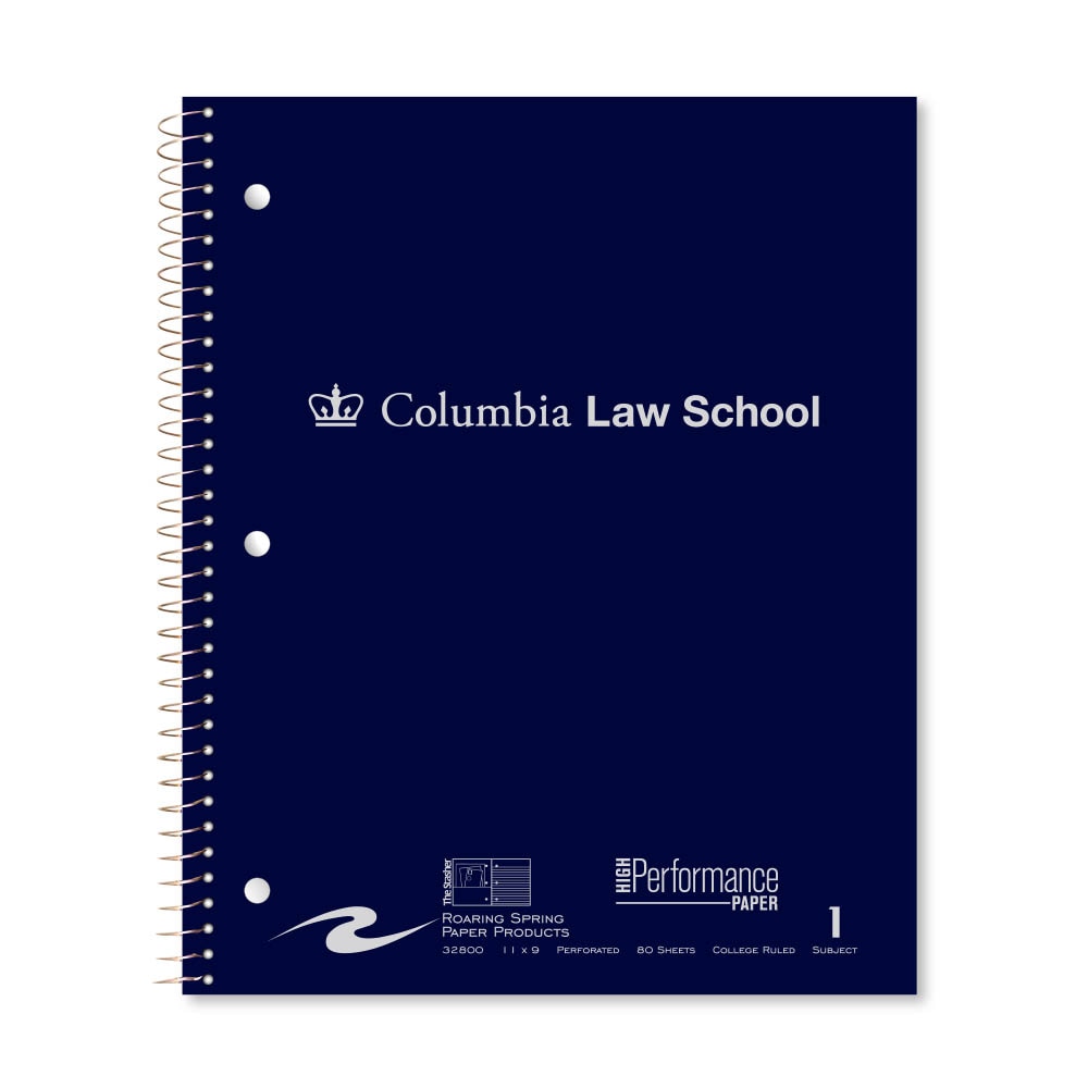 Roaring Premium 1 Subject Notebook, 8.5x11 College Ruled 20lb Paper, Pressboard Foil Cover