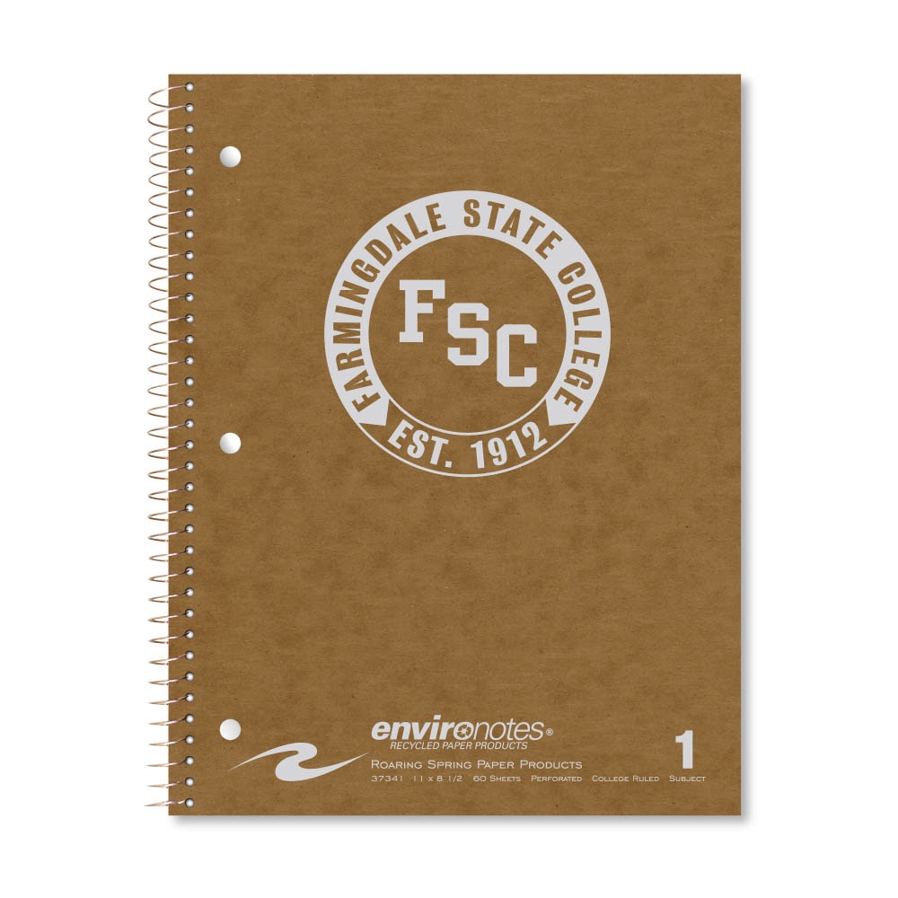 Premium 1 Subject Recycled Notebook, Classic