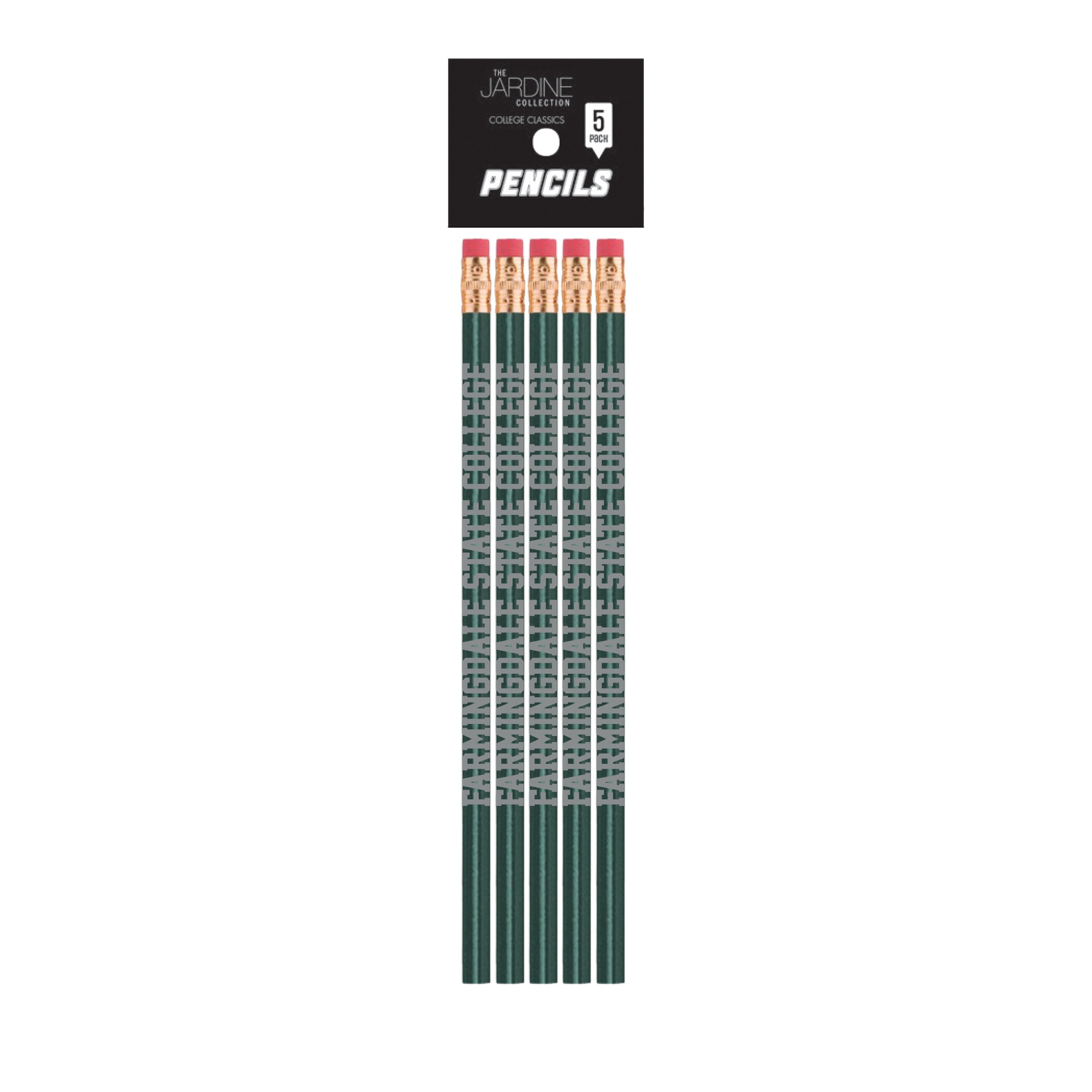 Emblematic Pencil 5pk School Name