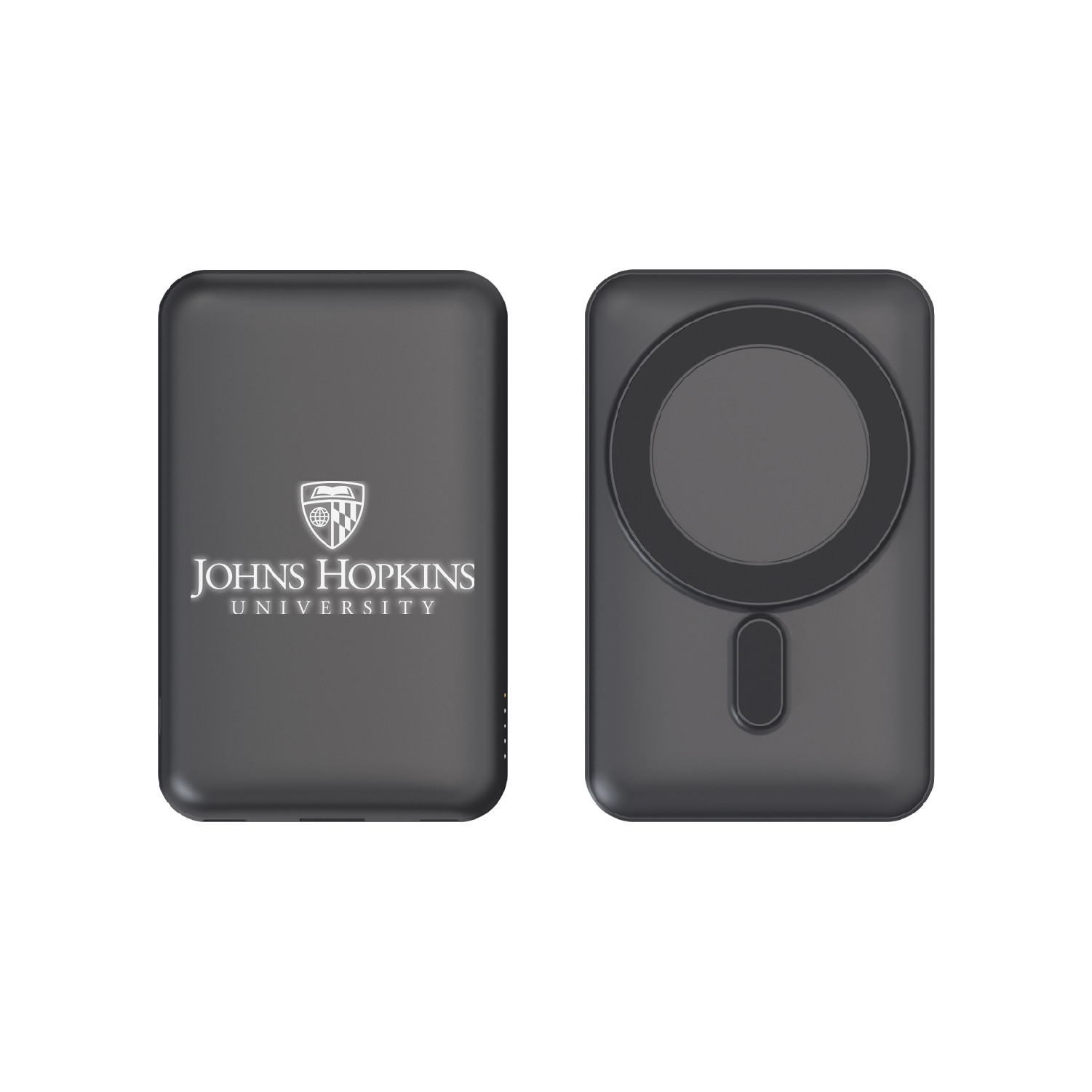 Johns Hopkins University Mag Safe Compatible Power Bank, Black, Alumni