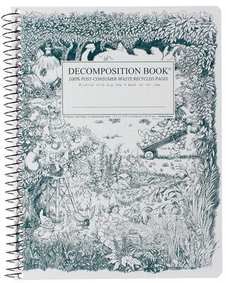 Gardening Gnomes Coilbound Decomposition Book Lined 7.5x9.75