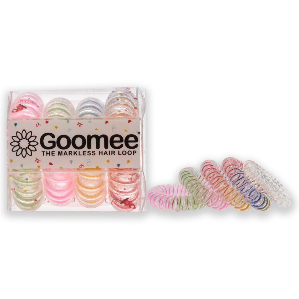 The Markless Hair Loop Set -Streak of Luck by Goomee for Women - 4 Pc Hair Tie