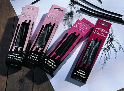 Winsor & Newton Vine Charcoal - Soft Box of 3